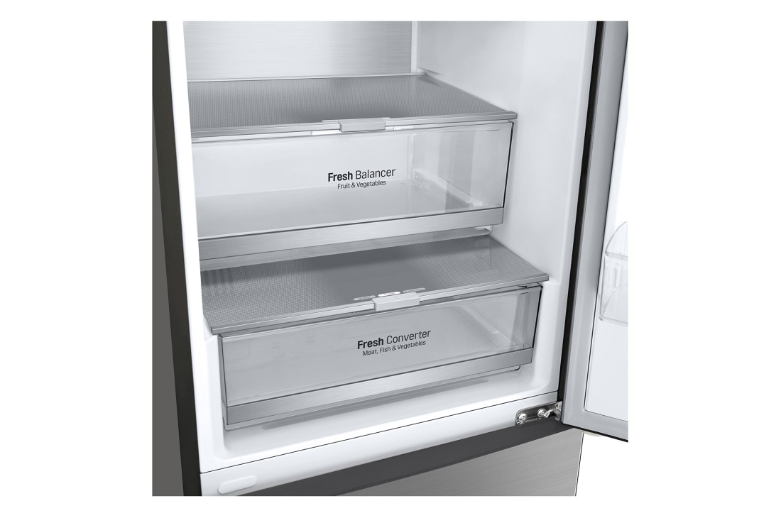 LG Объем 419л | DoorCooling+ | Серебристый | Зоны свежести, Metal Fresh, Складная полка, Винная полка, Wi-Fi, GA-B509CMUM, thumbnail 12