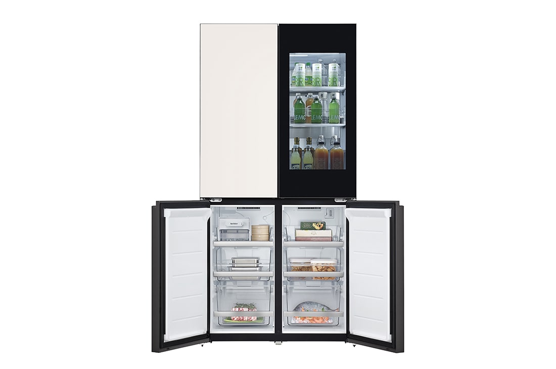 LG Холодильник LG GR-X24FQEKM | 527л | InstaView | Бежевый, GR-X24FQEKM, thumbnail 4