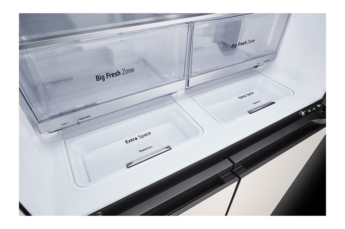 LG Холодильник LG GR-X24FQEKM | 527л | InstaView | Бежевый, GR-X24FQEKM, thumbnail 5