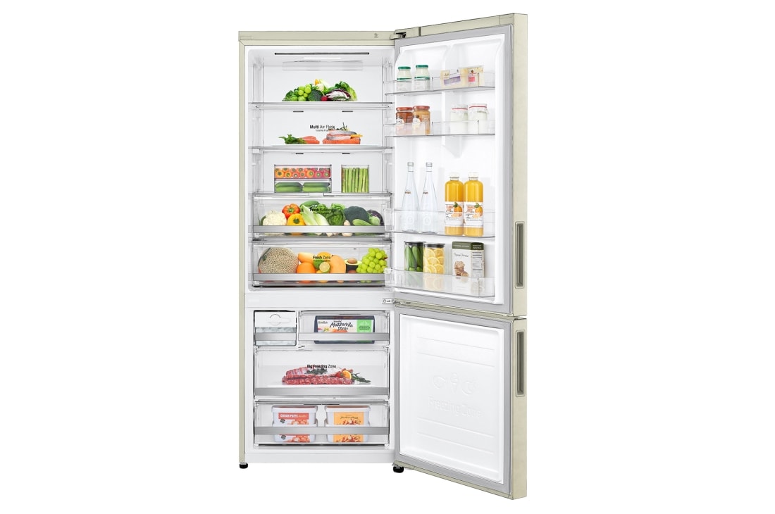 LG Холодильник LG GC-B569PECM инверторный, бежевый, с технологией DoorCooling, объемом 451л, GC-B569PECM, thumbnail 6