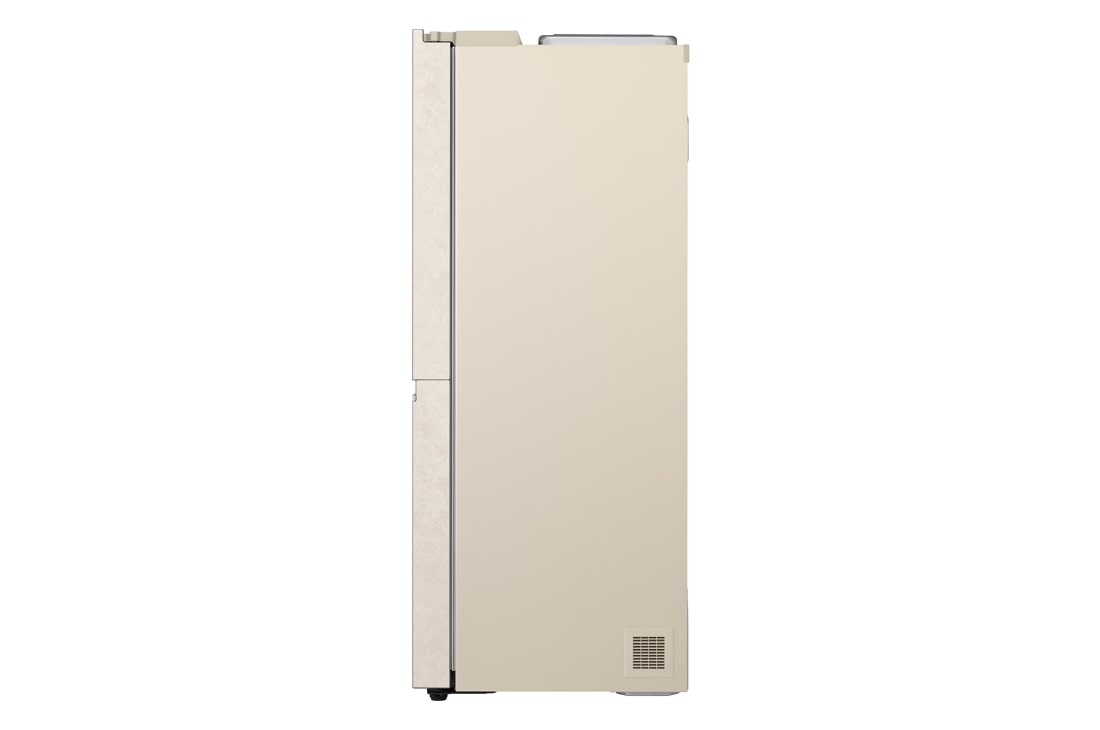 Холодильник LG GC-B257JEYV инверторный, Side by Side, бежевый | LG RU