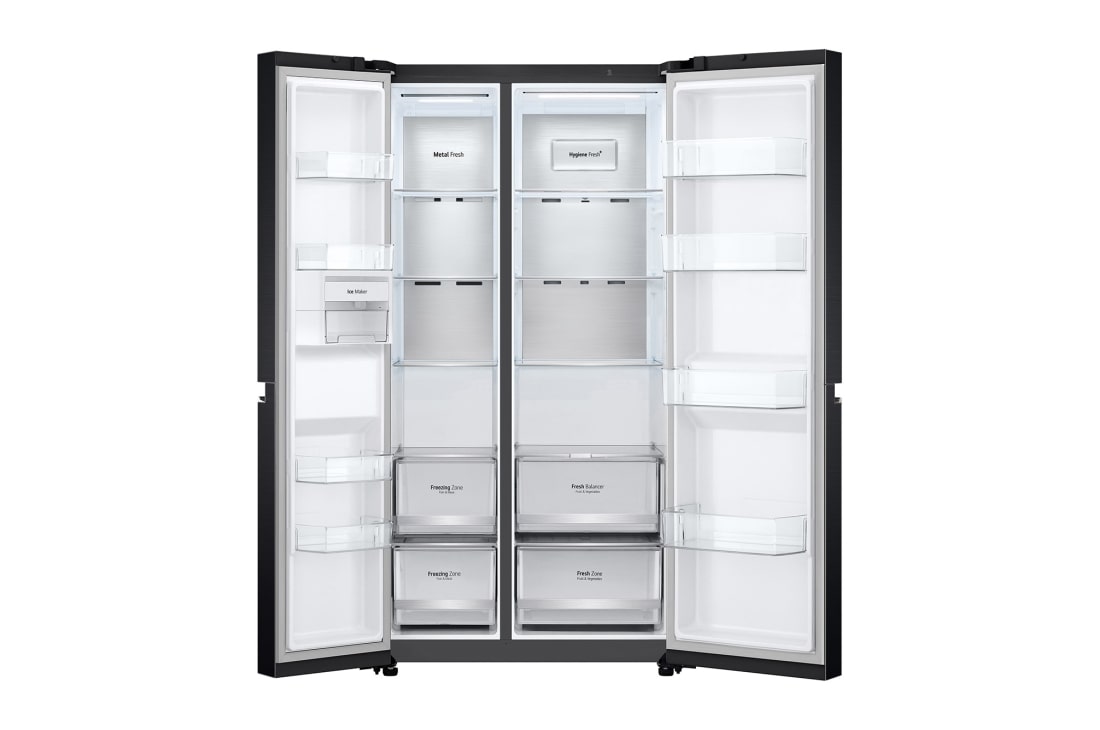 LG Холодильник LG GC-B257SBZV | 647л | Side by Side | Чёрный, GC-B257SBZV, thumbnail 6