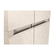 LG Холодильник LG GC-B257SEZV | 647л | Side by Side | Бежевый, GC-B257SEZV, thumbnail 3