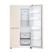LG Холодильник LG GC-B257SEZV | 647л | Side by Side | Бежевый, GC-B257SEZV, thumbnail 8