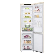 LG Холодильник LG GW-B509SEZM с технологией DoorCooling⁺ сенсорным дисплеем на 419 л | Бежевый | Total No Frost, GW-B509SEZM, thumbnail 2