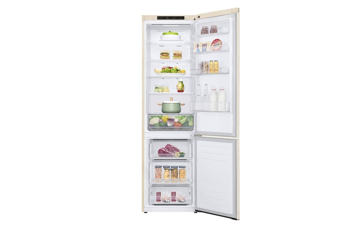 LG Холодильник LG GW-B509SEZM с технологией DoorCooling⁺ сенсорным дисплеем на 419 л | Бежевый | Total No Frost, GW-B509SEZM, thumbnail 2