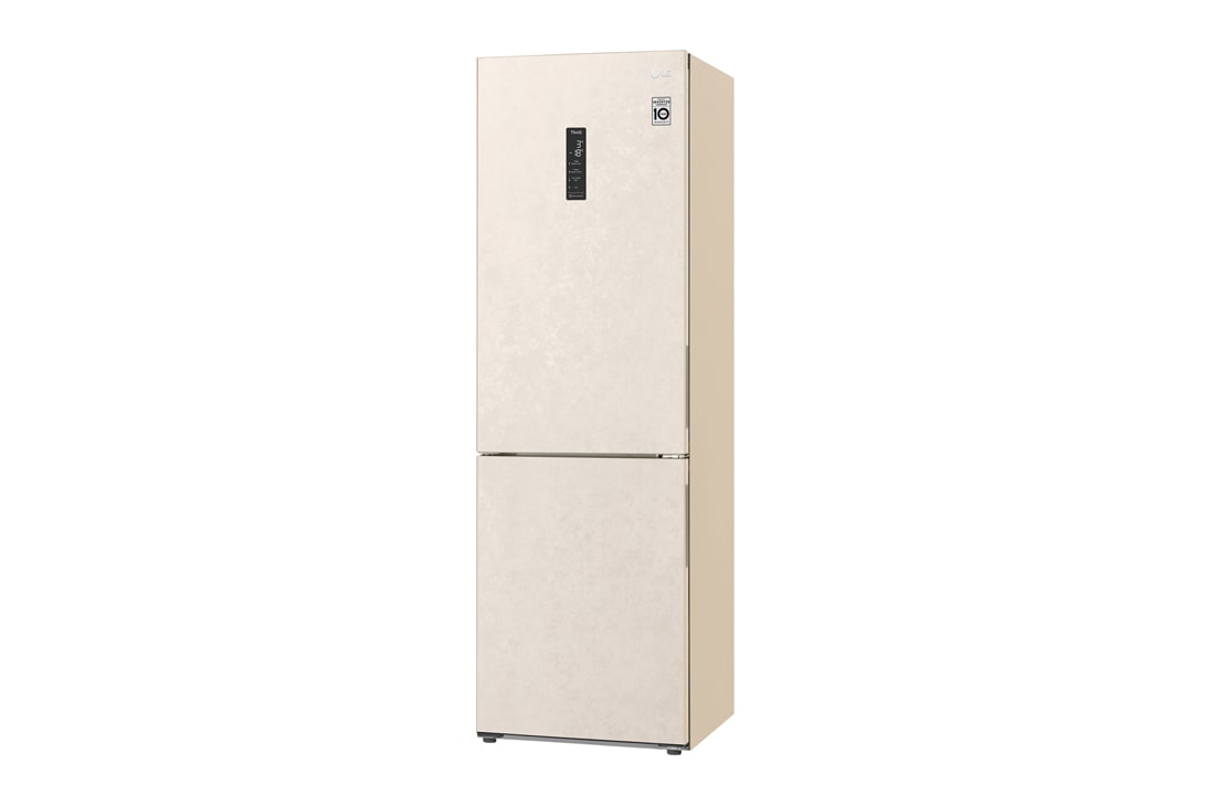 LG Холодильник LG GC-B459SEUM | Объем 341л | DoorCooling+ | Зоны свежести | Metal Fresh | Складная полка | ThinQ | Бежевый, left side view, GC-B459SEUM, thumbnail 13