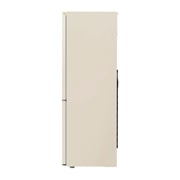 LG Холодильник LG GC-B459SEUM | Объем 341л | DoorCooling+ | Зоны свежести | Metal Fresh | Складная полка | ThinQ | Бежевый, side view, GC-B459SEUM, thumbnail 14