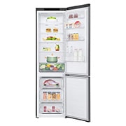 LG 384 л, Холодильник LG DoorCooling⁺ с нижней морозильной камерой, Умный инверторный компрессор, Front-All-Open_Food, GC-B509SLCL, thumbnail 2
