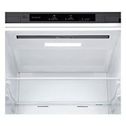 LG 384 л, Холодильник LG DoorCooling⁺ с нижней морозильной камерой, Умный инверторный компрессор, DoorCooling_LED, GC-B509SLCL, thumbnail 4