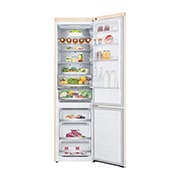 LG Холодильник LG GC-B509SEUM | 384л | DoorCooling+ | ThinQ | Бежевый, Front-All-Open_Food, GC-B509SEUM, thumbnail 2