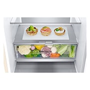 LG Холодильник LG GC-B509SEUM | 384л | DoorCooling+ | ThinQ | Бежевый, Drawer Vegetable view2, GC-B509SEUM, thumbnail 5