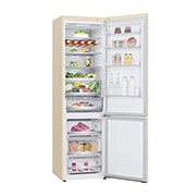 LG Холодильник LG GC-B509SEUM | 384л | DoorCooling+ | ThinQ | Бежевый, Left-Side-Open-food, GC-B509SEUM, thumbnail 11