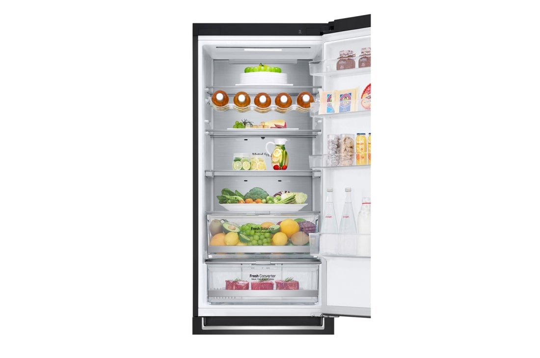 LG Холодильник LG GC-B509SBUM | 384л | DoorCooling⁺ | Чёрный, Freezer with food, GC-B509SBUM, thumbnail 4