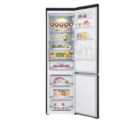 LG Холодильник LG GC-B509SBUM | 384л | DoorCooling⁺ | Чёрный, Front open with food, GC-B509SBUM, thumbnail 2