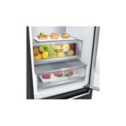 LG Холодильник LG GC-B509SBUM | 384л | DoorCooling⁺ | Чёрный, bottom freezer with food, GC-B509SBUM, thumbnail 5