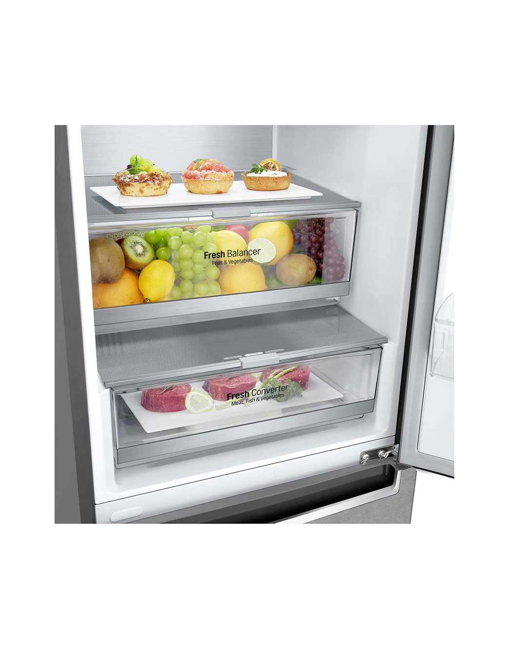 Холодильник LG GC-B509SMSM с технологией DoorCooling | LG RU