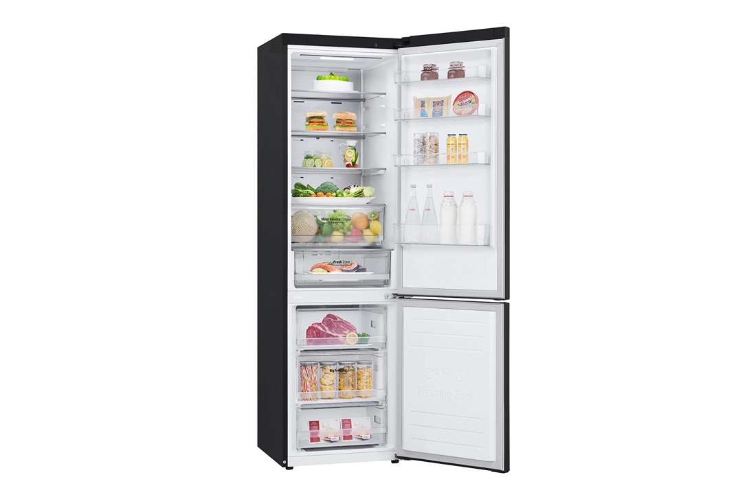 LG Холодильник LG GC-B509SBSM | 419л | DoorCooling⁺ | Матовый чёрный, right view, GC-B509SBSM, thumbnail 12