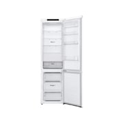 LG 384 л, Холодильник LG DoorCooling+ с нижней морозильной камерой, Смарт Инверторный компрессор, Front All Open view, GC-B509SQCL, thumbnail 10