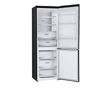 LG Холодильник LG GC-B459SBUM | 341л | DoorCooling⁺ | Чёрный, Left view open, GC-B459SBUM, thumbnail 12