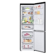 LG Холодильник LG GC-B459SBUM | 341л | DoorCooling⁺ | Чёрный, Front open with food, GC-B459SBUM, thumbnail 2