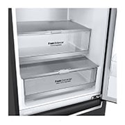 LG Холодильник LG GC-B459SBUM | 341л | DoorCooling⁺ | Чёрный, bottom freezer View, GC-B459SBUM, thumbnail 4