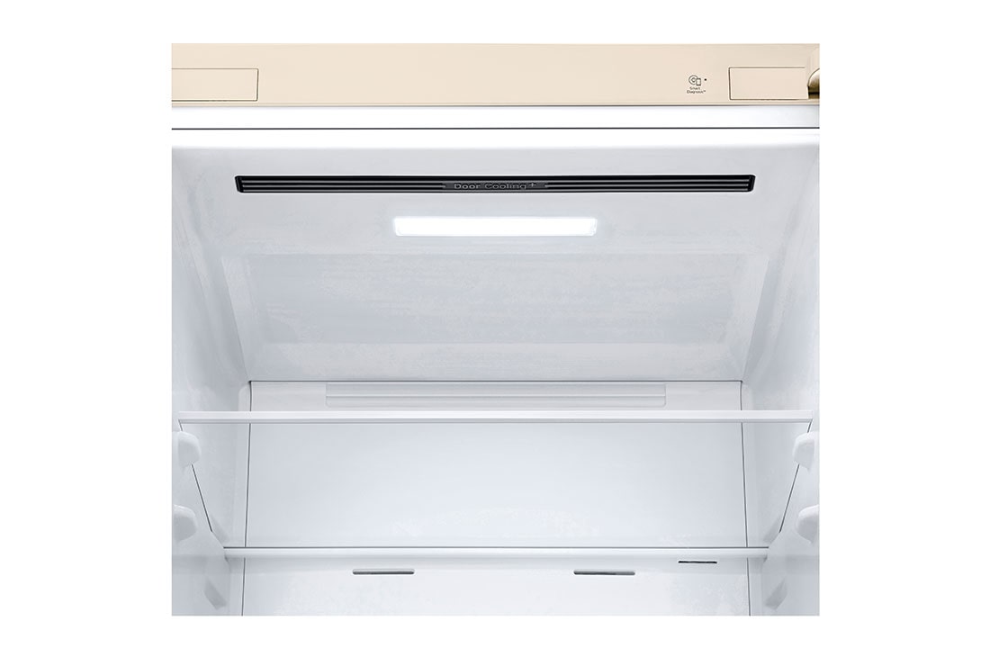 LG Холодильник LG GC-B459MEWM | 374л | DoorCooling+ | ThinQ | Бежевый, Shelf view, GC-B459MEWM, thumbnail 6