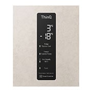 LG Холодильник LG GC-B459MEWM | 374л | DoorCooling+ | ThinQ | Бежевый, Panel view, GC-B459MEWM, thumbnail 7