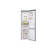 LG Холодильник LG GC-B509MLWM | 419л | DoorCooling⁺ | Тёмный графит, front open view with food, GC-B509MLWM, thumbnail 2