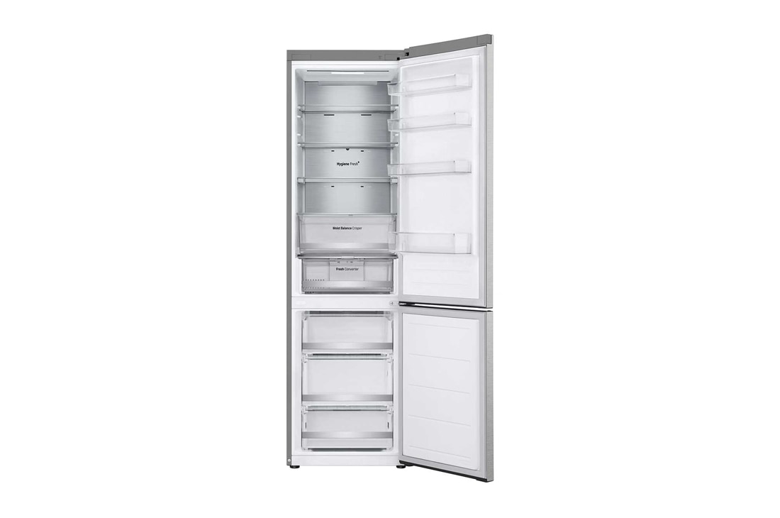 LG Холодильник LG GC-B509FAPW | 422л | DoorCooling+ | ThinQ | Стальной, -15 degree side view, GC-B509FAPW, thumbnail 4