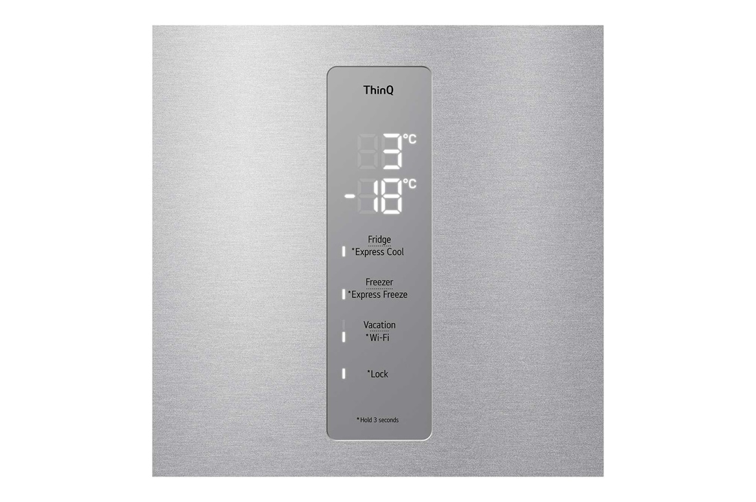 LG Холодильник LG GC-B509FAPW | 422л | DoorCooling+ | ThinQ | Стальной, side view, GC-B509FAPW, thumbnail 10