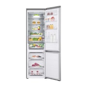 LG Холодильник LG GC-B509FAPW | 422л | DoorCooling+ | ThinQ | Стальной, -15 degree side view, GC-B509FAPW, thumbnail 2