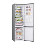 LG Холодильник LG GC-B509FAPW | 422л | DoorCooling+ | ThinQ | Стальной, -15 degree side view, GC-B509FAPW, thumbnail 5