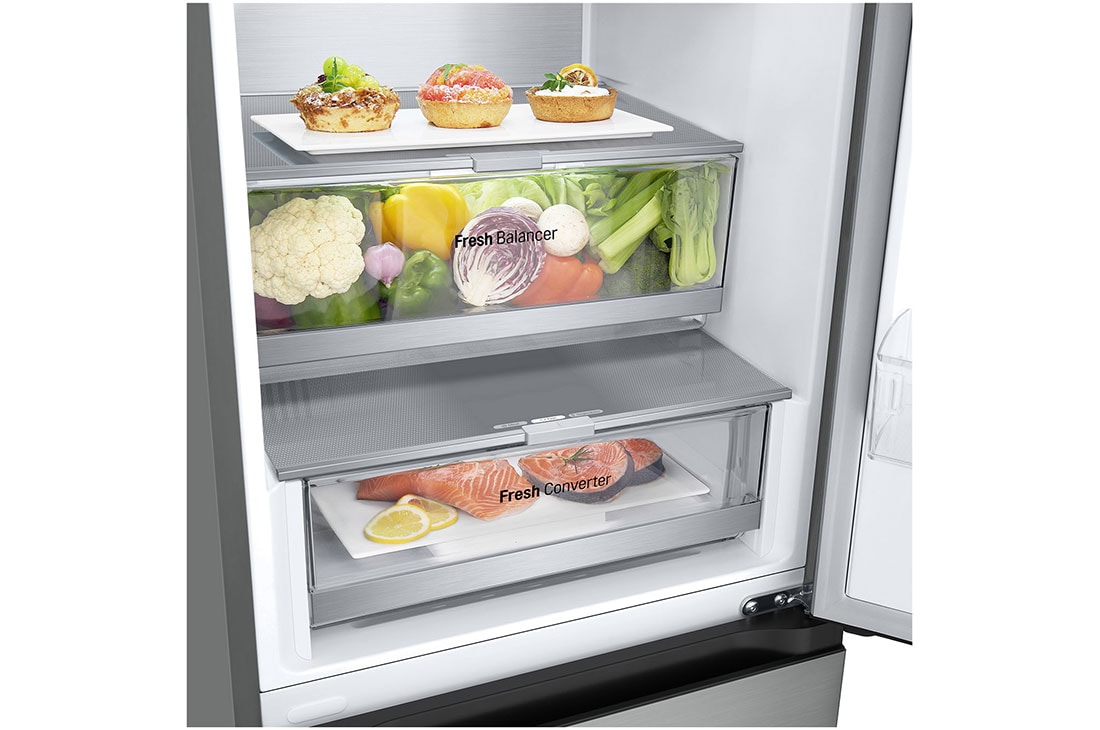 LG Холодильник LG GC-B509FNZW | 422л | DoorCooling+ | ThinQ | Серебристый, GC-B509FNZW, thumbnail 7