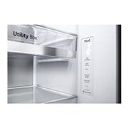 LG Холодильник LG GC-X257CAEV | 647л | InstaView Door-in-Door | Стальной, left side view, GC-X257CAEV, thumbnail 12