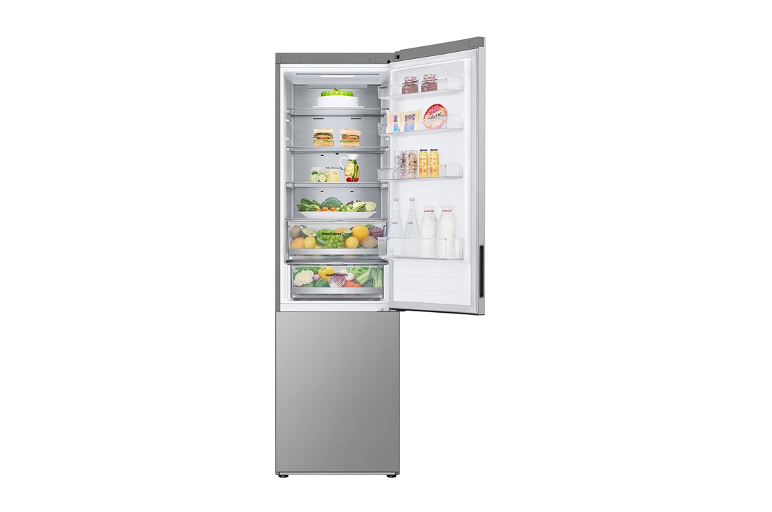 LG Холодильник LG GC-B509ANPW | 422л | DoorCooling+ | ThinQ | Серебристый, LG 422 л, Холодильник LG DoorCooling⁺ с нижней морозильной камерой, Гигиенический фильтр, Складная полка, GC-B509FNPW, GC-B509ANPW, thumbnail 8