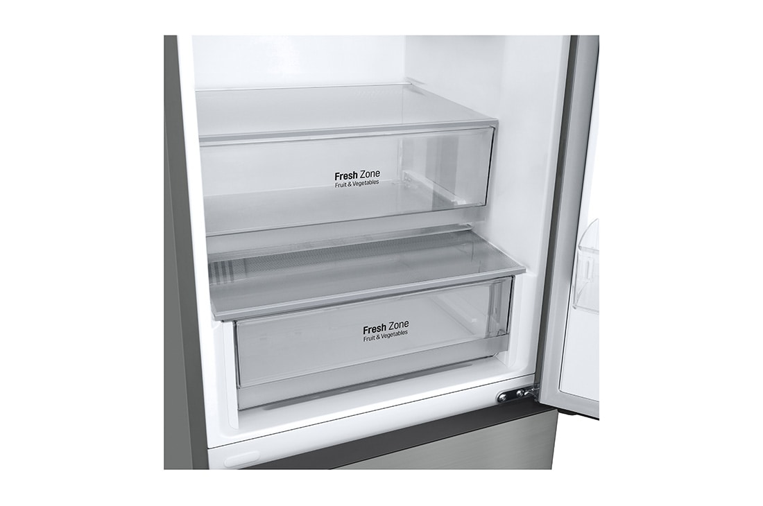 LG 422 л, Холодильник LG DoorCooling⁺ с нижней морозильной камерой, Гигиенический фильтр, Складная полка, 422 л, Холодильник LG DoorCooling⁺ с нижней морозильной камерой, Гигиенический фильтр, Складная полка, GC-B509ANMW, thumbnail 5