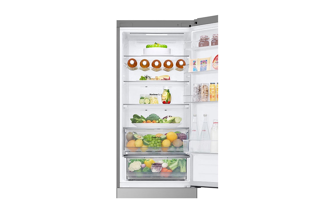 LG 422 л, Холодильник LG DoorCooling⁺ с нижней морозильной камерой, Гигиенический фильтр, Складная полка, 422 л, Холодильник LG DoorCooling⁺ с нижней морозильной камерой, Гигиенический фильтр, Складная полка, GC-B509ANMW, thumbnail 7