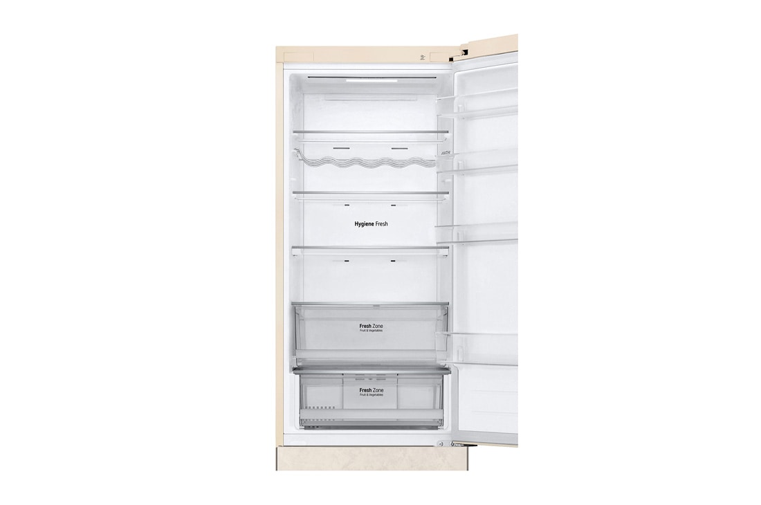 LG 422 л, Холодильник LG DoorCooling⁺ с нижней морозильной камерой, гигиенический фильтр, складная полка, LG 422 л, Холодильник LG DoorCooling⁺ с нижней морозильной камерой, Гигиенический фильтр, Складная полка, GC-B509FEMW, GC-B509AEMW, thumbnail 4