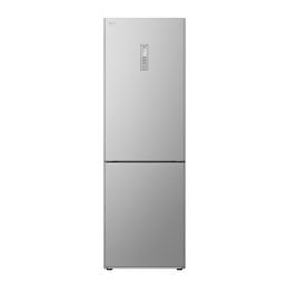 LG 377 л, Холодильник LG DoorCooling⁺ с нижней морозильной камерой, Гигиенический фильтр, Складная полка, GC-B459FNPW2