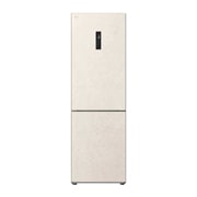 LG 377 л, Холодильник LG DoorCooling⁺ с нижней морозильной камерой, Гигиенический фильтр, Складная полка, Front, GC-B459AEMW, thumbnail 1
