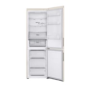 LG 377 л, Холодильник LG DoorCooling⁺ с нижней морозильной камерой, Гигиенический фильтр, Складная полка, FrontAllOpen, GC-B459AEMW, thumbnail 4