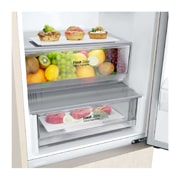 LG 377 л, Холодильник LG DoorCooling⁺ с нижней морозильной камерой, Гигиенический фильтр, Складная полка, Drawer_Food, GC-B459AEMW, thumbnail 8