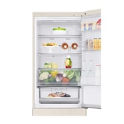 LG 377 л, Холодильник LG DoorCooling⁺ с нижней морозильной камерой, Гигиенический фильтр, Складная полка, Duct_Food, GC-B459AEMW, thumbnail 10