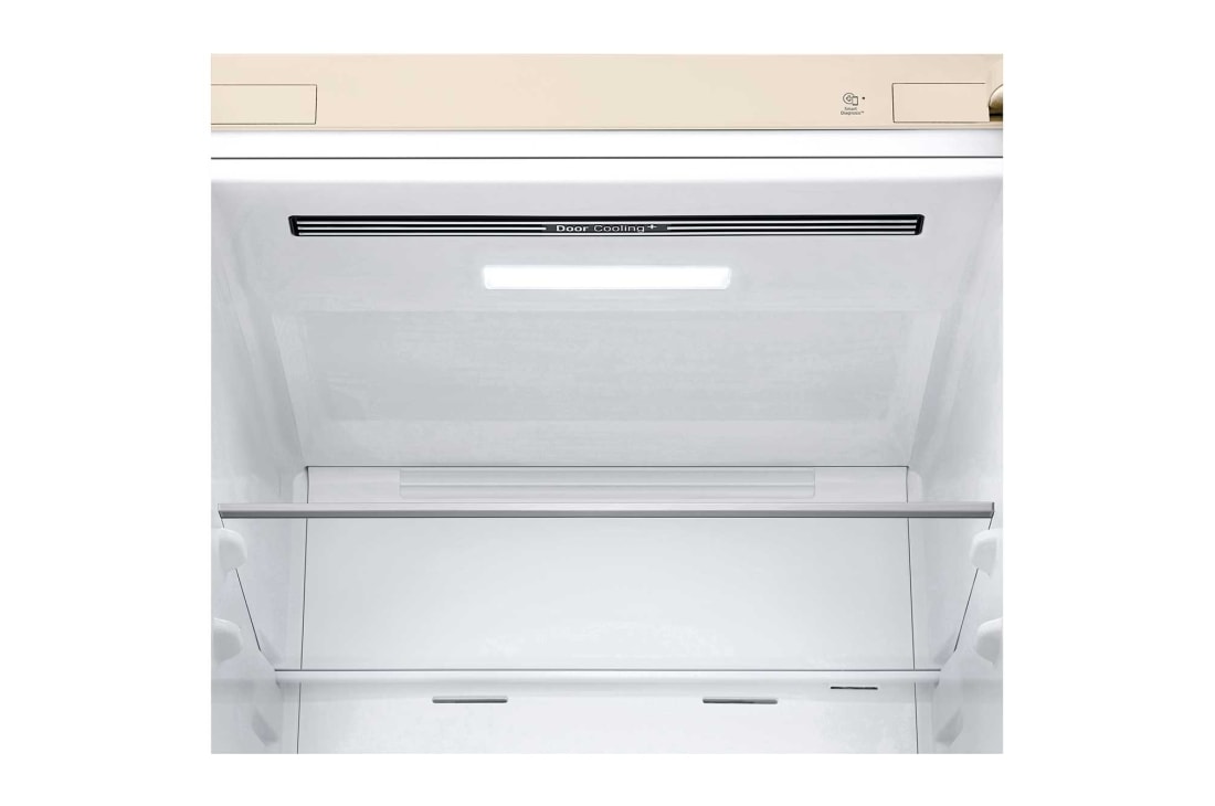 LG 377 л, Холодильник LG DoorCooling⁺ с нижней морозильной камерой, Гигиенический фильтр, Складная полка, DoorCooling, GC-B459AEMW, thumbnail 6