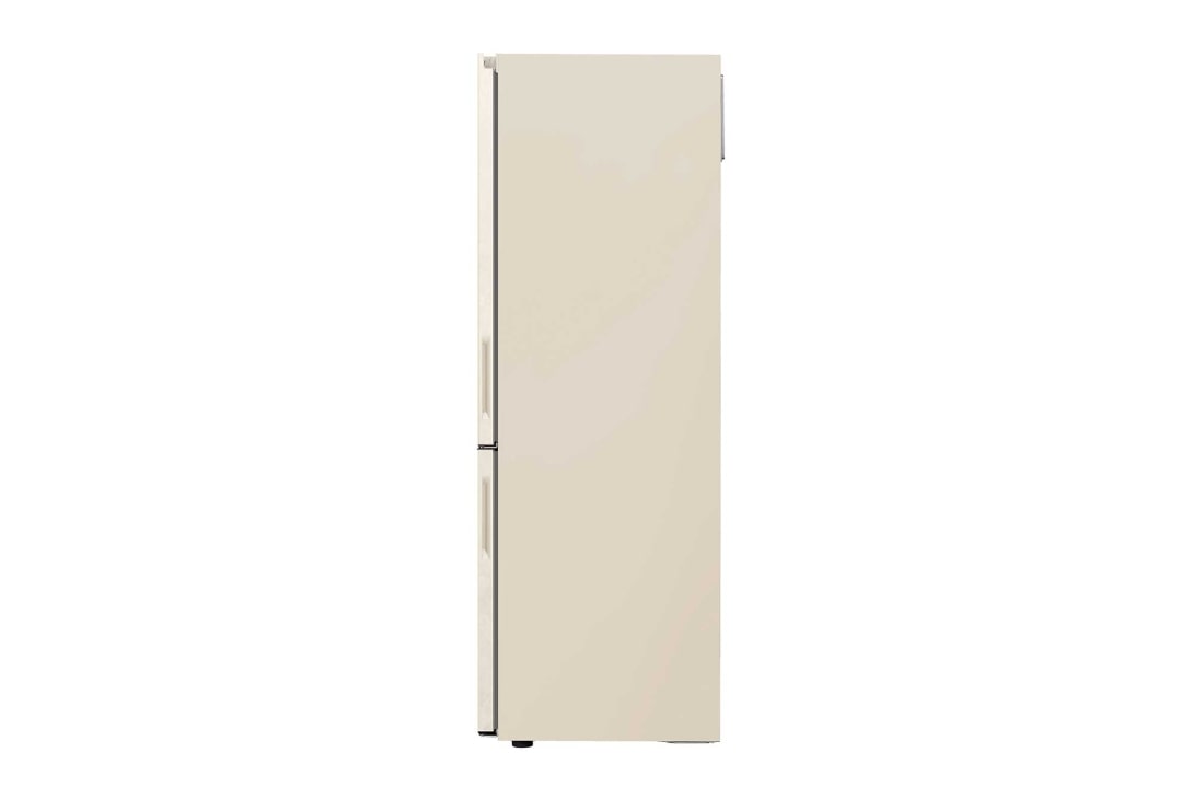 LG 377 л, Холодильник LG DoorCooling⁺ с нижней морозильной камерой, Гигиенический фильтр, Складная полка, Side, GC-B459AEMW, thumbnail 14