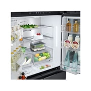 LG Холодильник GC-X24FFCBB | Объем 570л | Черная сталь | LG InstaView Door-in-Door | Диспенсер | Гигиенический фильтр | Metal Fresh, Складная полка, GC-X24FFCBB, thumbnail 7