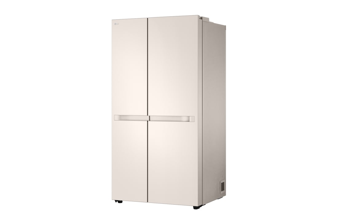LG Холодильник LG GC-B257KEHW | Side by Side | Объем 658л | 913 × 1790 × 735 мм | Бежевый, Вид справа, GC-B257KEHW, thumbnail 5