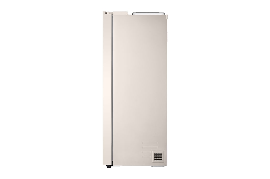 LG Холодильник LG GC-B257KEHW | Side by Side | Объем 658л | 913 × 1790 × 735 мм | Бежевый, Вид сбоку, GC-B257KEHW, thumbnail 10