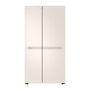 LG Холодильник LG GC-B257KEHW | Side by Side | Объем 658л | 913 × 1790 × 735 мм | Бежевый, Вид спереди (закрытый), GC-B257KEHW, thumbnail 1